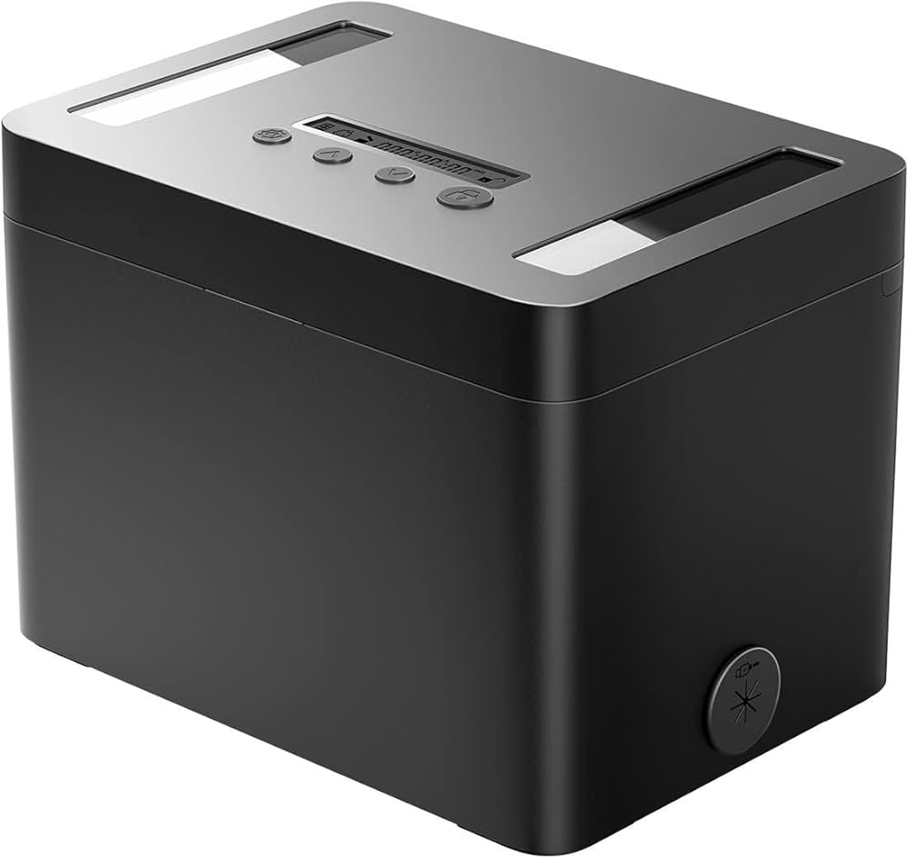 STARSIKI Metal Timed Lock Box with Emergency Unlocking, Phone