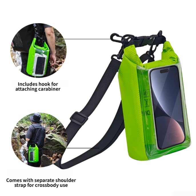 Bolsa de almacenamiento transparente resistente al agua para teléfono 5L 8