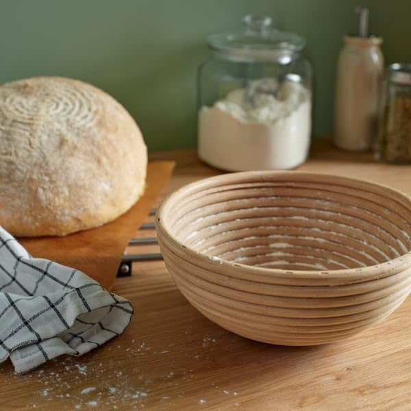 ProTuning BANDSLÄTTING - Cesta para pan, ratán, 22 cm