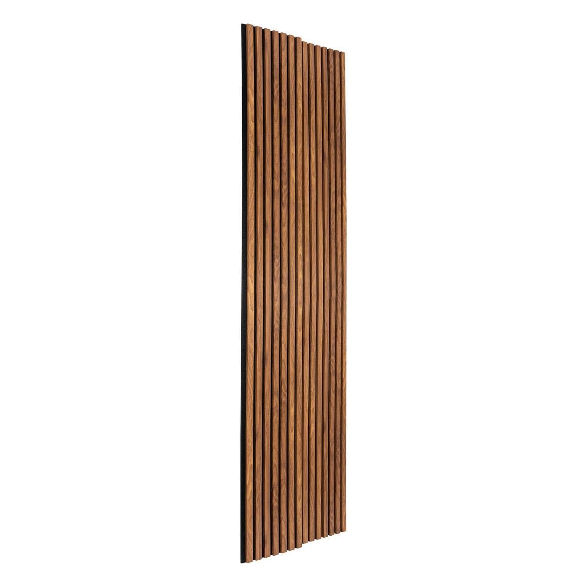 Atmosphera Créateur d'intérieur - Pannello Decorativo in Legno di Colva - 240x60cm - Finitura Noyer - Riduzione del Rumore