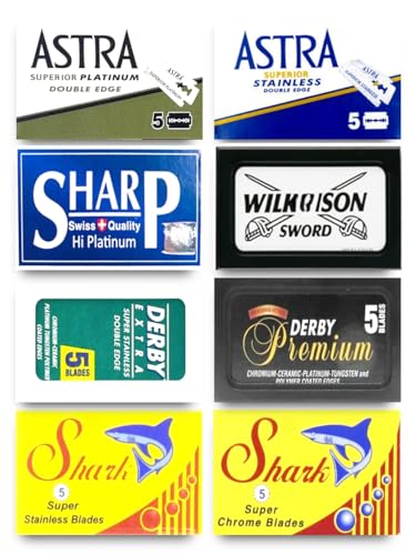 Astra Shark Derby GiIIette Permasharp - 40 hojas de afeitar
