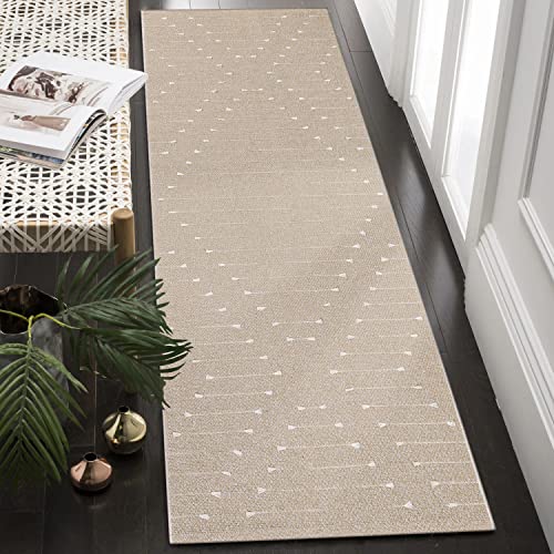 Livebox Boho Runner Rug For Kitchen, 2'X6' Tan Washable Rug Long Cotton Runner For Entryway,Moroccan Modern Carpet Throw Rug For Hallway Laundry Room Bathroom Entry #TOP1