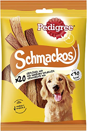 Pedigree Hundesnacks Hundeleckerli Schmackos mit Huhn, 180 Stück (9 x 20 Stück) 2