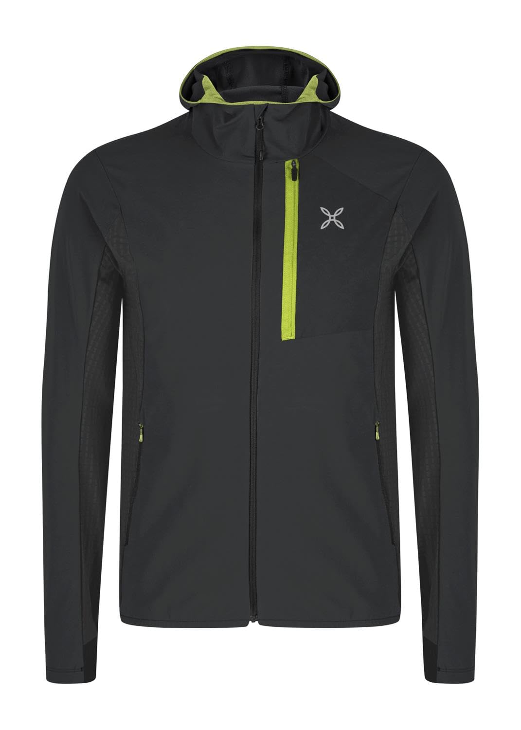 MONTURA peak jacket uomo, antivento idrorepellente idela per il trekking arrampicata e skialp mjak00x 9047 colore nero
