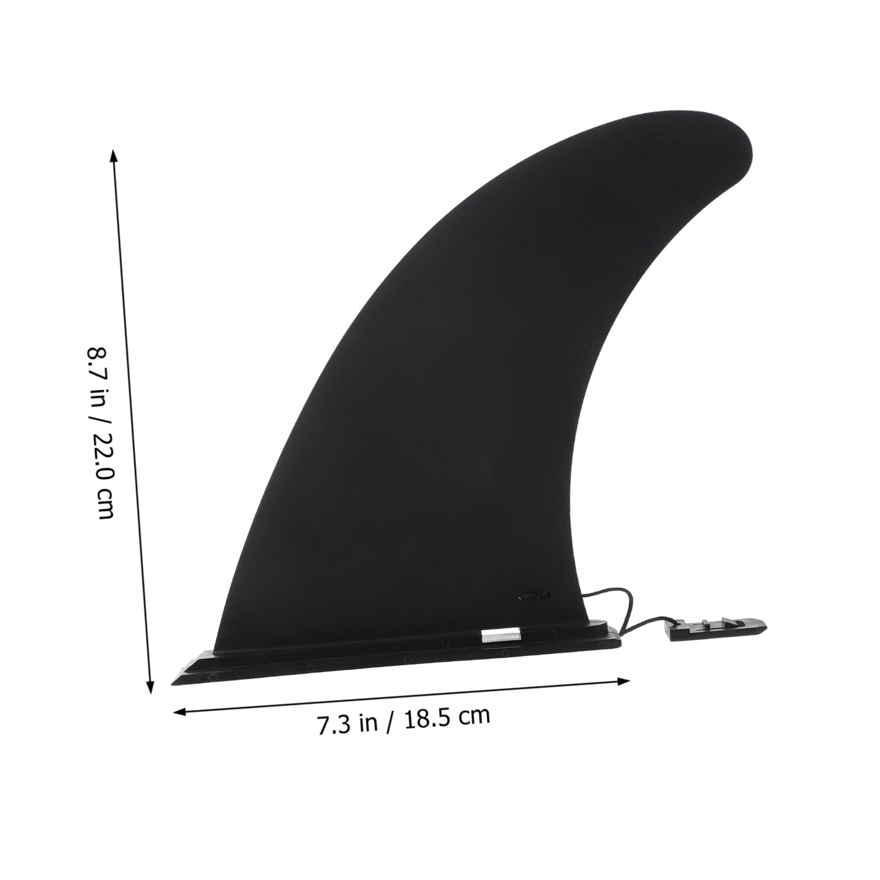 Toyvian 3 Pcs Aileron de Surf à Clip Renforcé pour Planche de Paddle et Longboard Système de Fixation Rapide