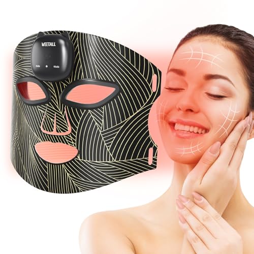 Red Light Therapy Mask for Face – FDA-Cleared 400-850nm LED Red & Near-Infrared Light for Skin Rejuvenation, 8 Skin Care Modes, Home Beauty Device, Relaxing Birthday Mother’s Day Gifts for Women