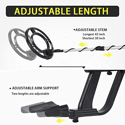 Wedigout Metal Detector Professional Detectors Underground Treasure Finder (Stretch 24-33.46 Inches) MD-4060 - Thumbnail 4