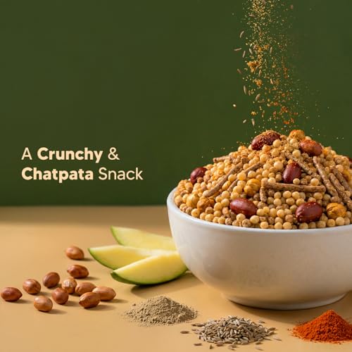 Image of Millet Namkeen - Desi Masala - Chatpata, Healthy Namkeen Snack - Roasted, Not Fried | No Palm Oil | Healthy Replacement of Chips & Bhujia (Pack of 1-100 gm)