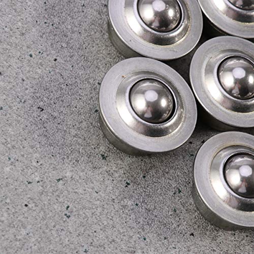 Hemoton 10Pcs Rolamento de Transferência de Esferas de Aço Inoxidável Rodízios de Rolamento de Esfer