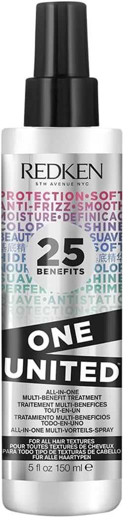 One United Multi Benefit Leave-In Conditioner, 150 ml | Provides Up To 230°C Heat Protection, Detangles, Conditions, & Controls Frizz | For All Hair Types | For Men & Women