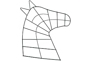 Elegant Equine Wreath Frame: Unleash Your Floral Creativity