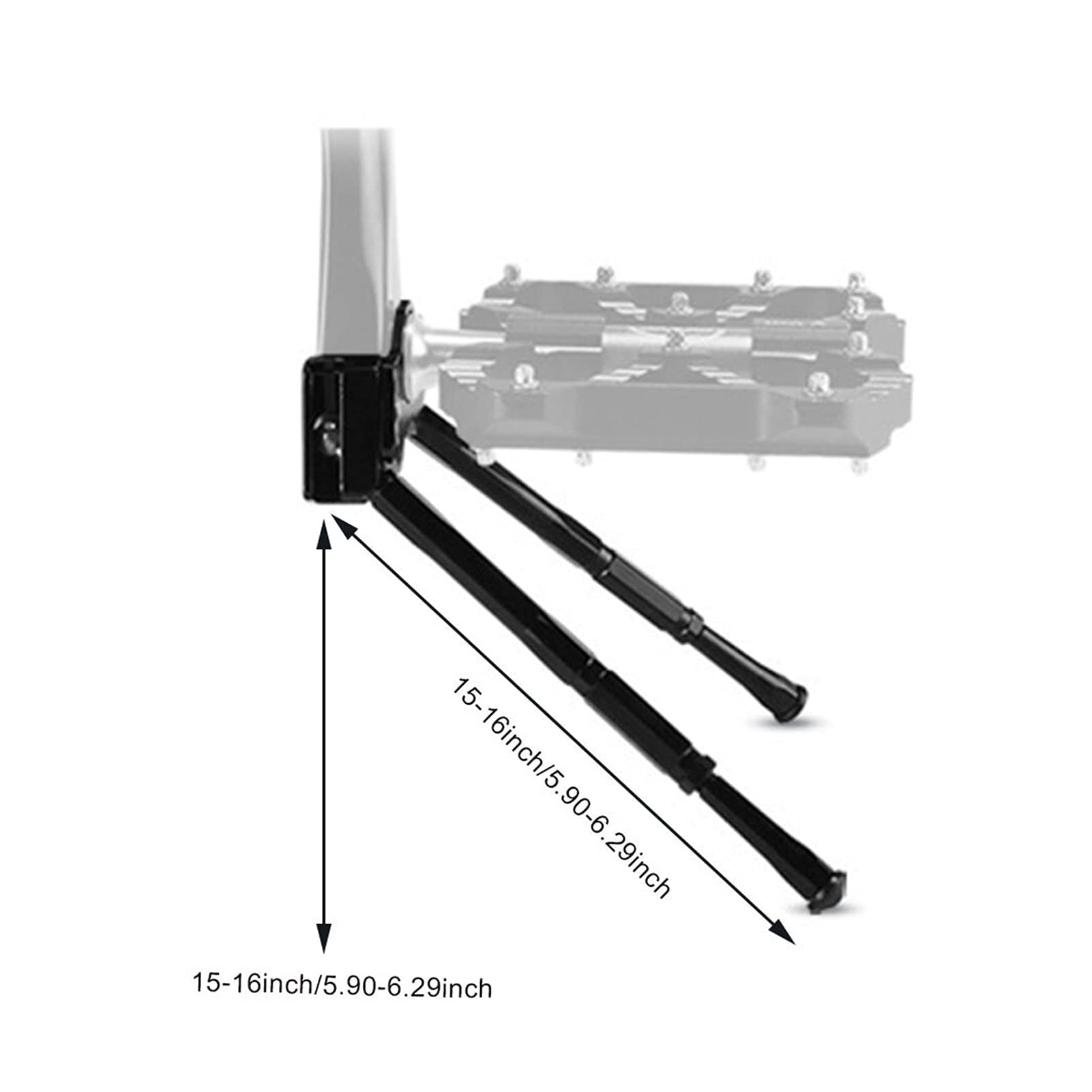 Cavalletto Bici Mountain Bike Road Regolabile Stand Pedali Supporto per Pedale Staffa Regolabile MTB Bicycle Kickstand Parking Steck Support