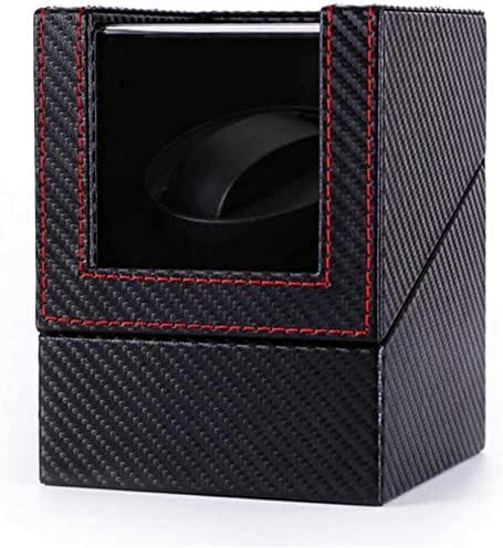 Watch Winder Recharger Montres Automatiques Affichage Noir Eco Cuir Watch Winder Boîte de Mouvement Rotatoire