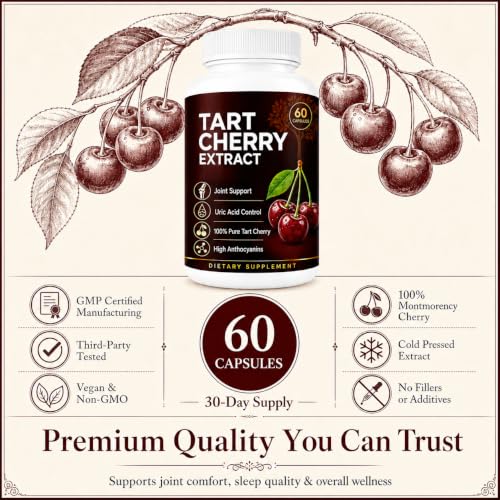 UBOMOPI Tart Cherry Extract Capsules
