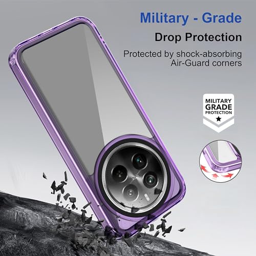 Image of amazon basics Back Case Cover for Realme 12 Pro Plus 5G (Polycarbonate, Thermoplastic Polyurethane Translucent Purple)
