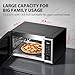 TOSHIBA OptiChef Air Fryer Combo Countertop Microwave Oven with 2.4-Inch Color Screen, Origin Inverter Technology, Smart Sensor, Compatible with Alexa, 1100W, 1.3 Cu.Ft, Silver ML2-STC13SAIT(SS)