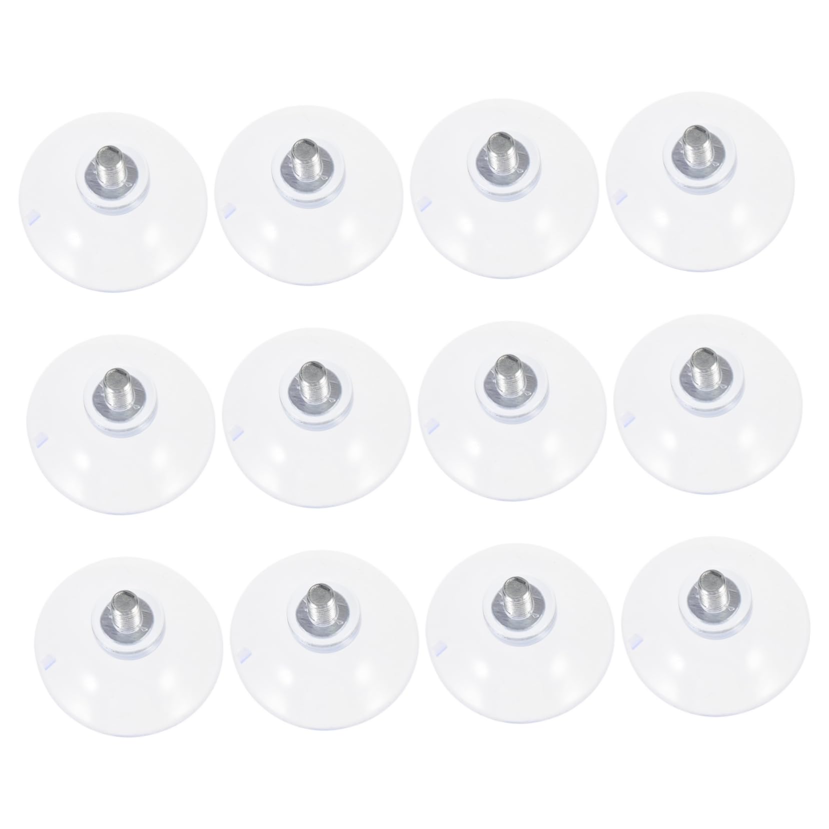 NUOBESTY 3 Juegos De Ventosas De Tornillo con Almohadilla Antideslizante Y Tuerca para Ventana Multiusos Ventosas para Tornillos De Hogar para Superficies De Vidrio Potentes Ventosas
