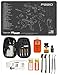 Range Warrior 27 Pc Gun Cleaning Kit - Compatible with SIG P220 - Schematic (Exploded View) Mat, Range Warrior Universal .22 9mm - .45 Kit & Tac Book Accessories Set