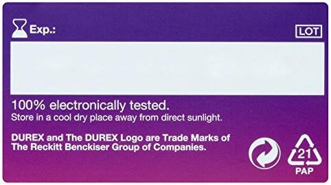 Durex Pleasure Me Ribbed and Dotted Condoms (Pack of 12)