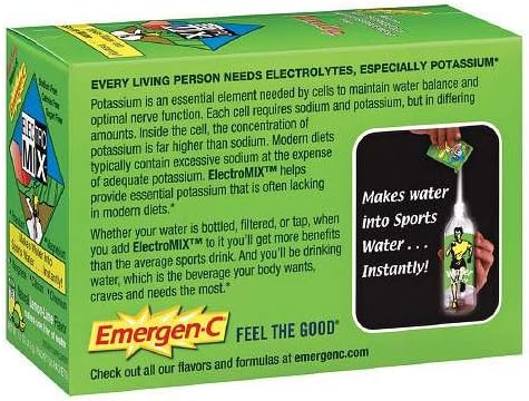 Emergen-c Electro Mix, Lemon-lime 30 Ea