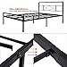 DIIYIV 14 Inch Bed Frame with Headboard and Footboard,Heavy Duty Metal Platform Bed Frame with Storage,No Box Spring Needed Mattress Foundation,Easy to Assembly,Black…