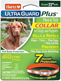 Hartz UltraGuard Plus Reflective Orange Flea & Tick Collar for Dogs and Puppies