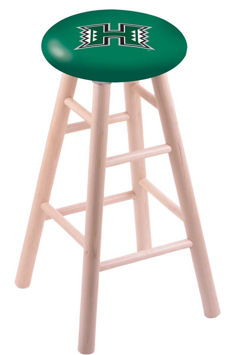 Holland Bar Stool Co. Maple Counter Stool in Natural Finish with Hawaii Seat by The