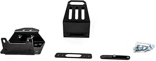 Miniatura 8 de SuperATV Parachoques delantero para Polaris RZR XP Turbo S 2018-2021  2019-2021 XP 4 Turbo S - Soporte de cabrestante incluido - Negro - Hecho de