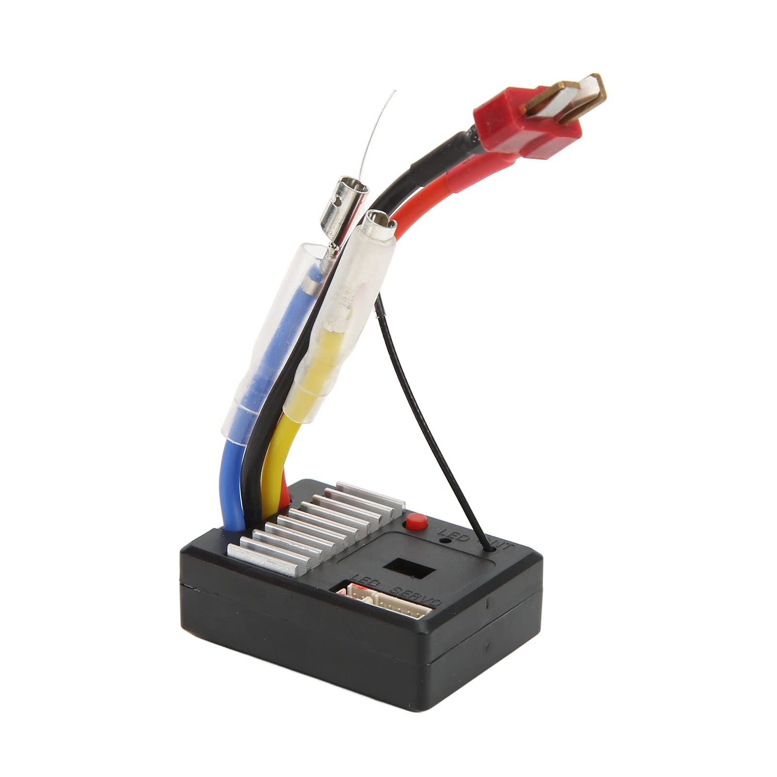Respicefinem Premium RC Receptor ESC Circuit Circuit para a Escala 1/14 Autos RC Ideales para actualizar y reemplazar Piezas Antiguas livianas con Material de Aluminio y disipador