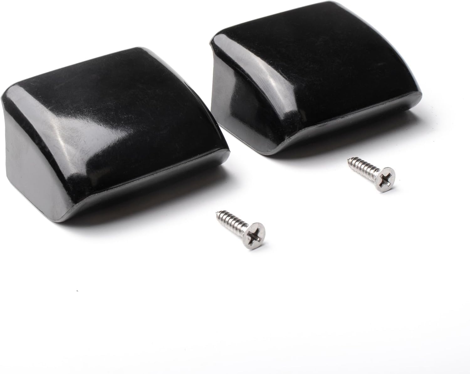 Replacement Pressure Canner Lid Handles Compatible with Presto 85803, Black Plastic, 2-Pack with Mounting Screws