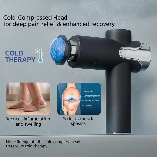 Gun Massager Machine for Pain Relief – Full Body Deep Tissue Massage, Back & Neck, Foot & Hand Massager for Feet Pain, Portable Electric Massage Gun for Muscle Relaxation & Stress Relief (Pack of 1, Black) Gun Massager Machine for Pain Relief – Full Body Deep Tissue Massage, Back & Neck, Foot & Hand Massager for Feet Pain, Portable Electric Massage Gun for Muscle Relaxation & Stress Relief (Pack of 1, Black)
