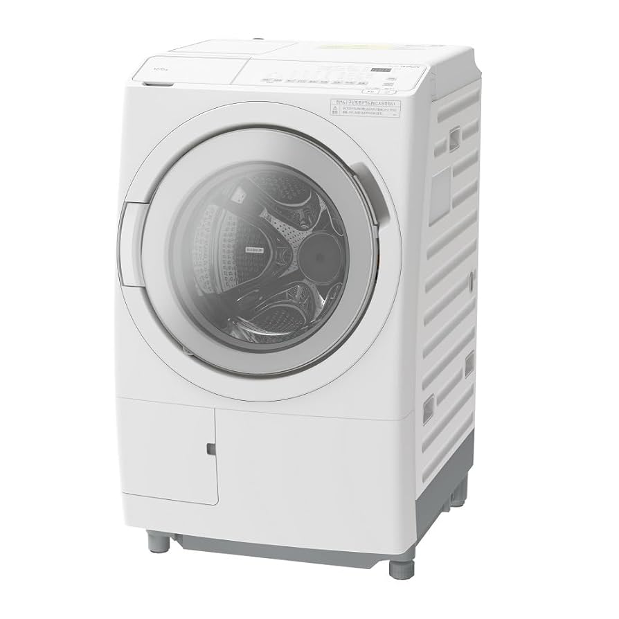 ホワイト ドラム式洗濯機 本体 Amazon | 日立 ドラム式洗濯乾燥機 幅60cm 洗濯12kg 乾燥6kg 左