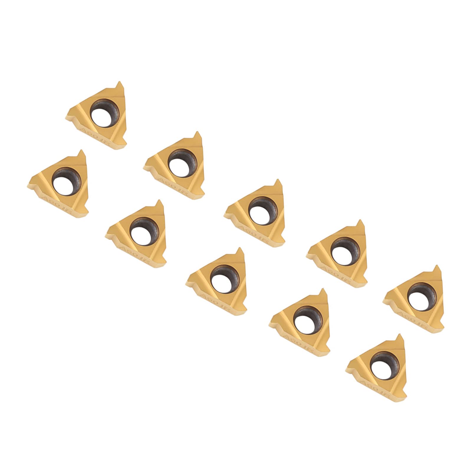 ZJchao Inserts de Filetage de, Inserts en Carbure Tourning Tenders d'outils 10pcs 11ir A60 CNC Carbide Turning for Externe/Internal Thread