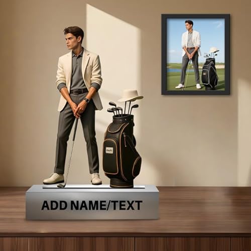 DGJSSK Personalisierte Figuren Acryl-Desktop-Dekorationen, Benutzerdefinierte Foto 3D-Effekt Cartoon-Stil Desktop-Dekorationen, Maßgeschneiderte Cartoon Statue Geschenke für Männer, Väter, Ehemänner DGJSSK Personalisierte Figuren Acryl-Desktop-Dekorationen, Benutzerdefinierte Foto 3D-Effekt Cartoon-Stil Desktop-Dekorationen, Maßgeschneiderte Cartoon Statue Geschenke für Männer, Väter, Ehemänner