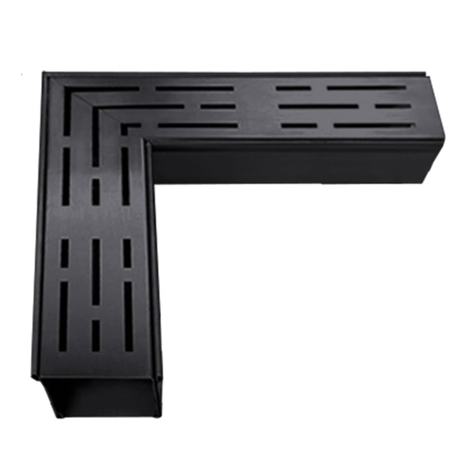 LWJSOCP Channel Drainage Trench Drain System, Stainless Steel Channel Trench Drain Kit, Patio Deck Bathroom Sidewalk Outdoor Floor Trough Guttering, Storm Drain Channel(25x7x5CM)