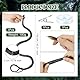 JRJRN 110cm Schlangenstreich mit Schnurclip, Realistischer Schlangenstreich, Prank Gummi Simulation Schlange, Clip-on-Schlangenstreich, Spielzeugschlange Lustig Snake Prank für Erwachsene Kinder