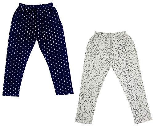Image of indi weaves Girls Super Soft Cotton Solid Capri Pants Pack of 2