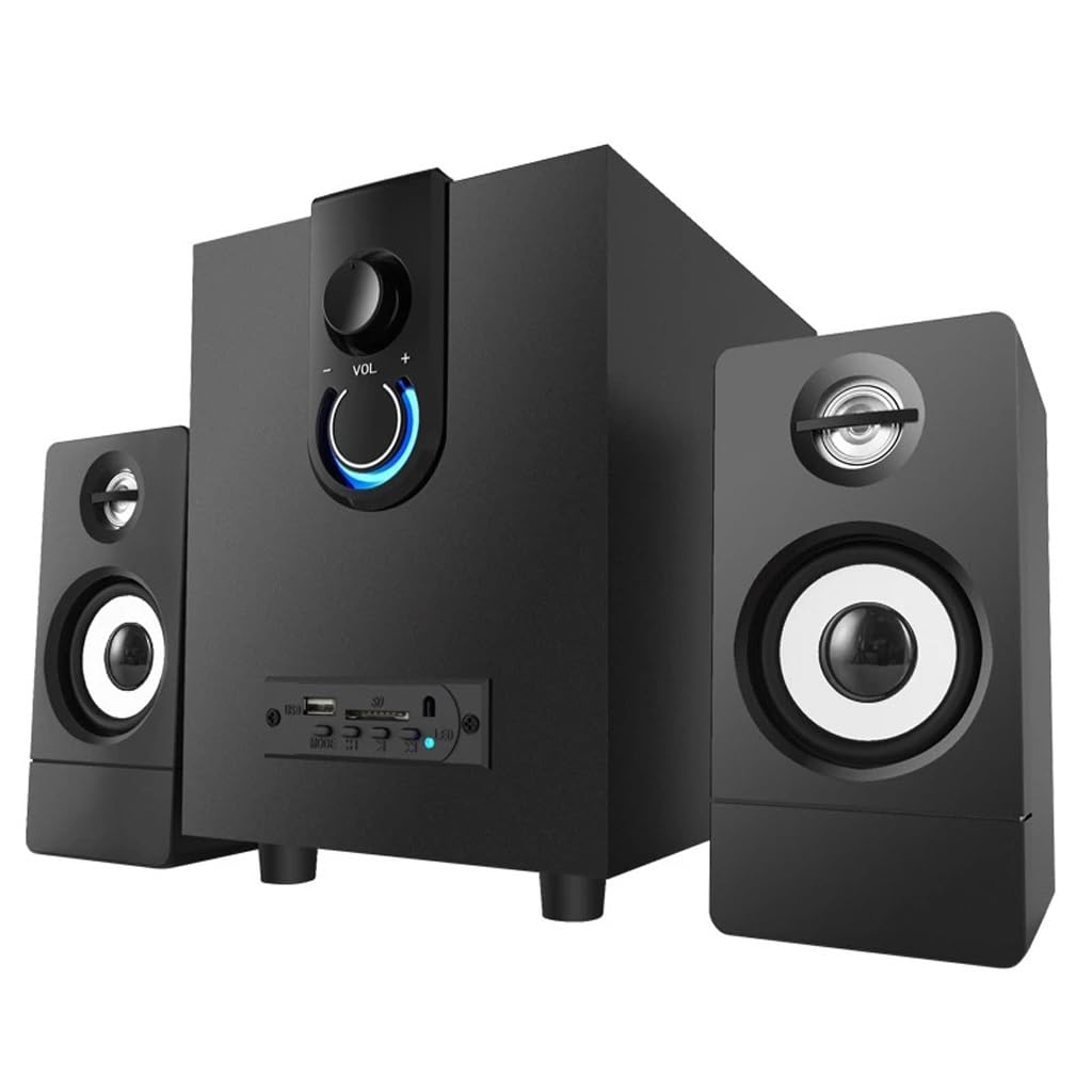 Multimedia Active Subwoofer Audio Card USB Computer Speakers Desktop Subwoofer-image-30