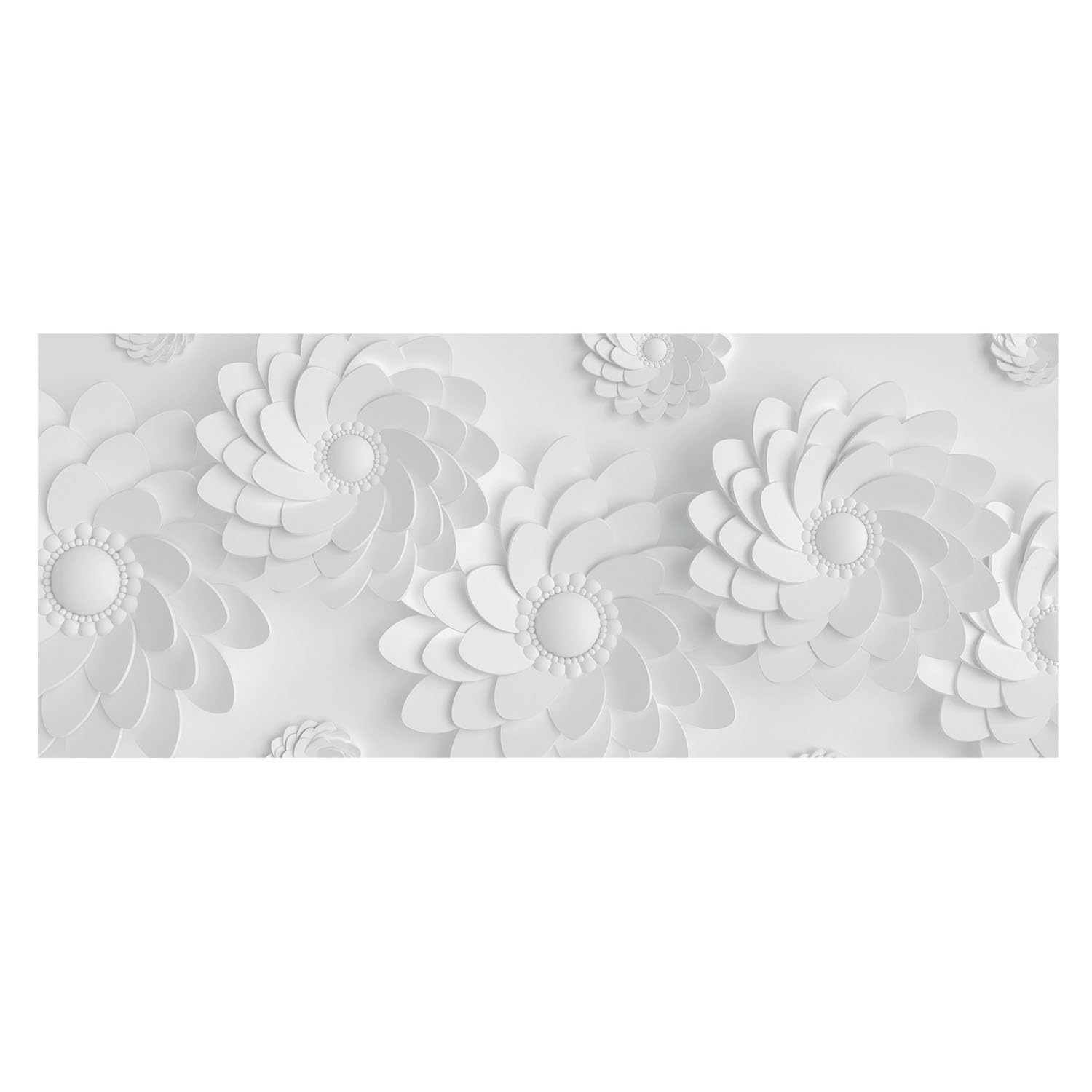 Revestimiento mural estampado 250x104 de elegancia floral decorativo para encolar paredes