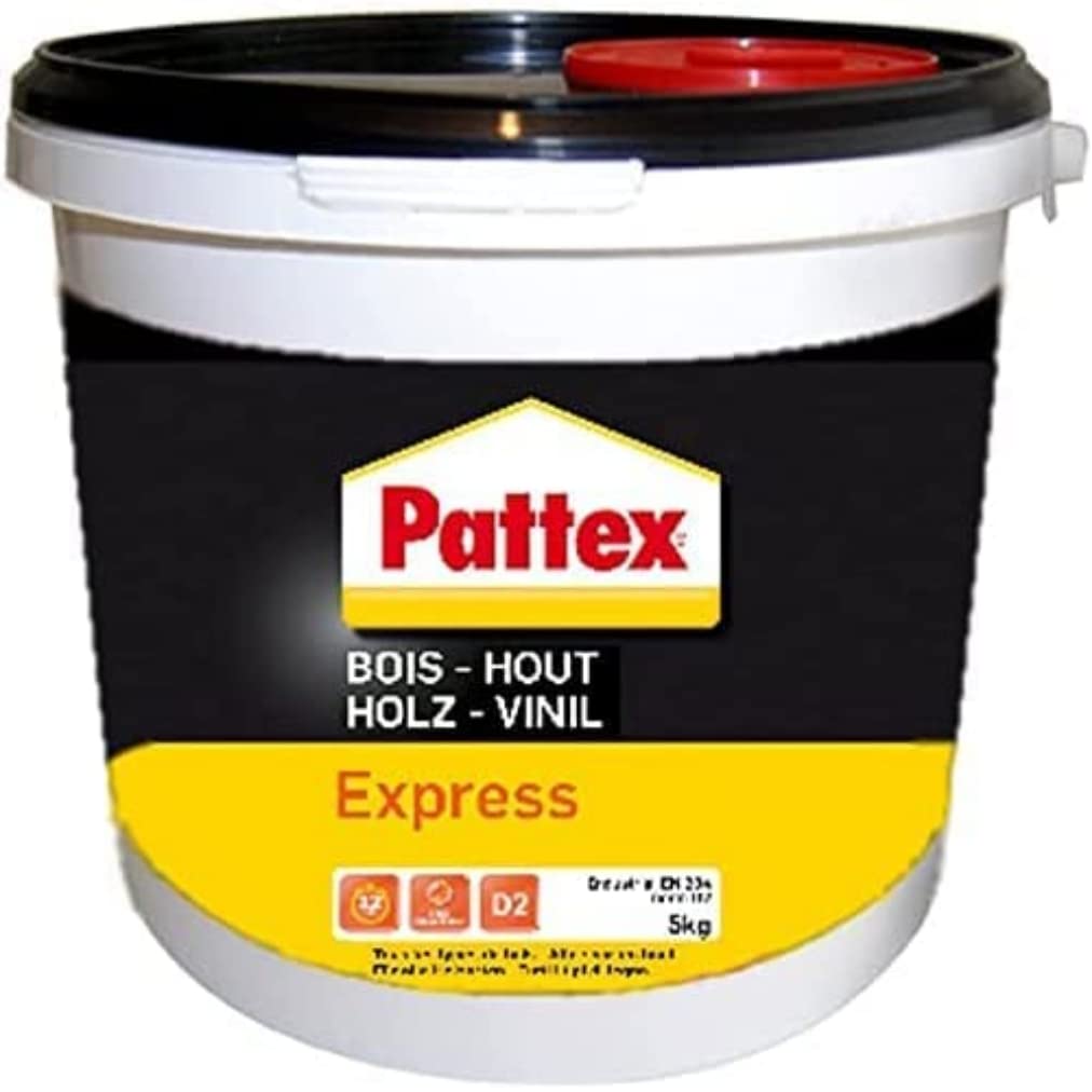Pattex 1419265 - Pattex expreso madera, 5 kg, 1 cubo