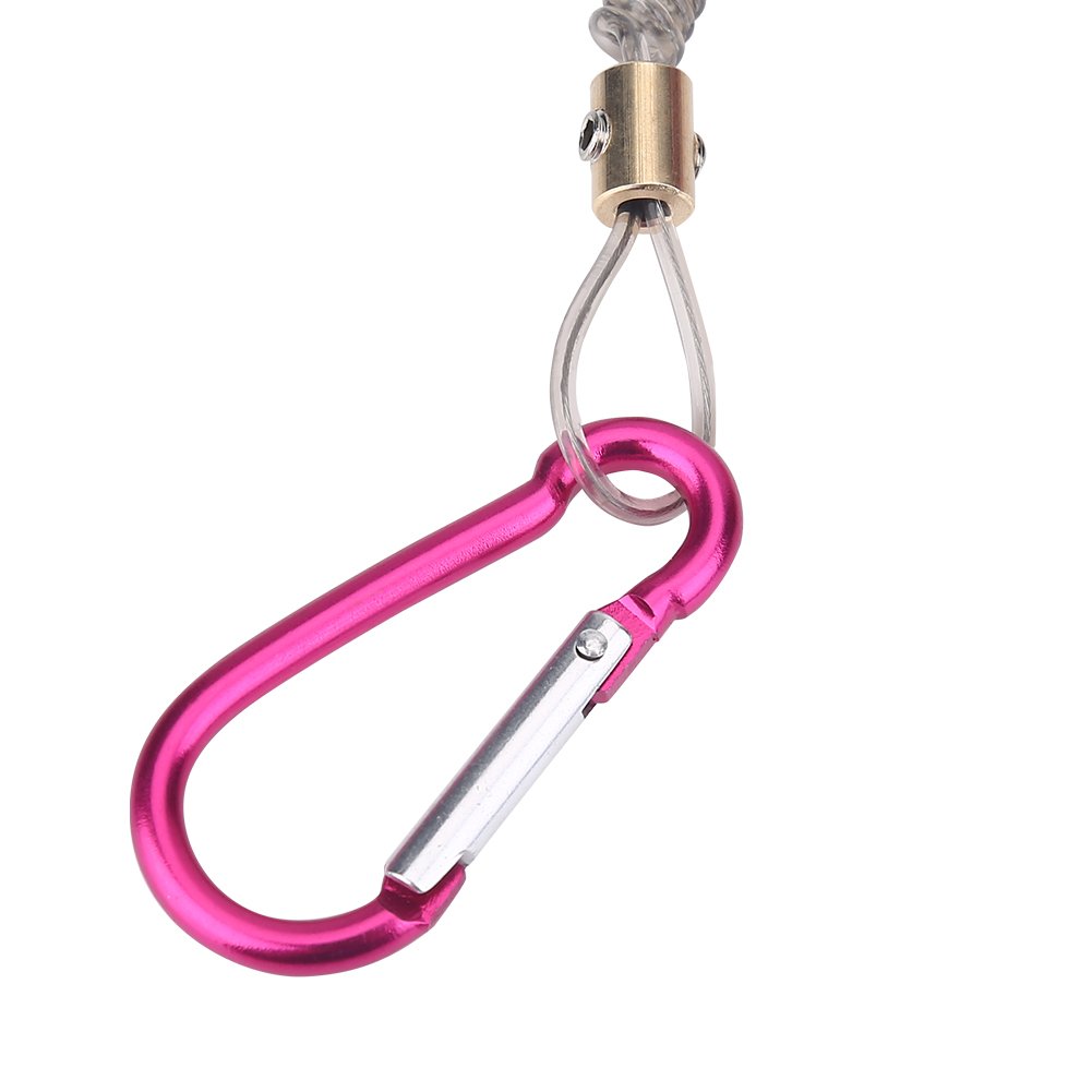 Zerone Pinza per Pesce Impugnatura con Cinturino da Polso Impugnatura per Pesci Antiscivolo Morsetto per Pesci Portatile in Plastica per la Cattura del Pesce(Black)