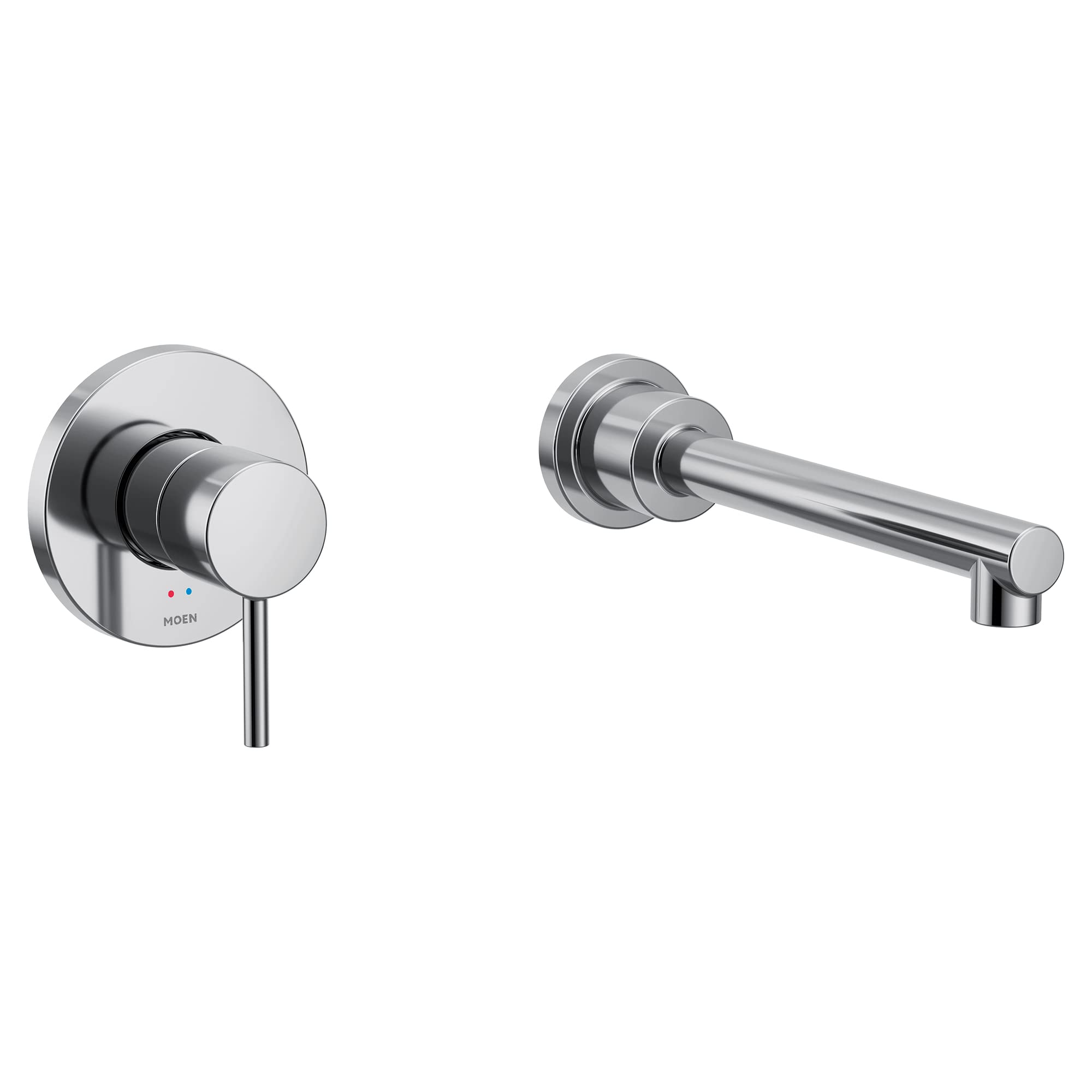 Moen WT391 Allineare Singola Maniglia Montaggio A Parete Filler Rubinetto Vasca Ad Alto Flusso Con 10 "Portata Beccuccio Cromato