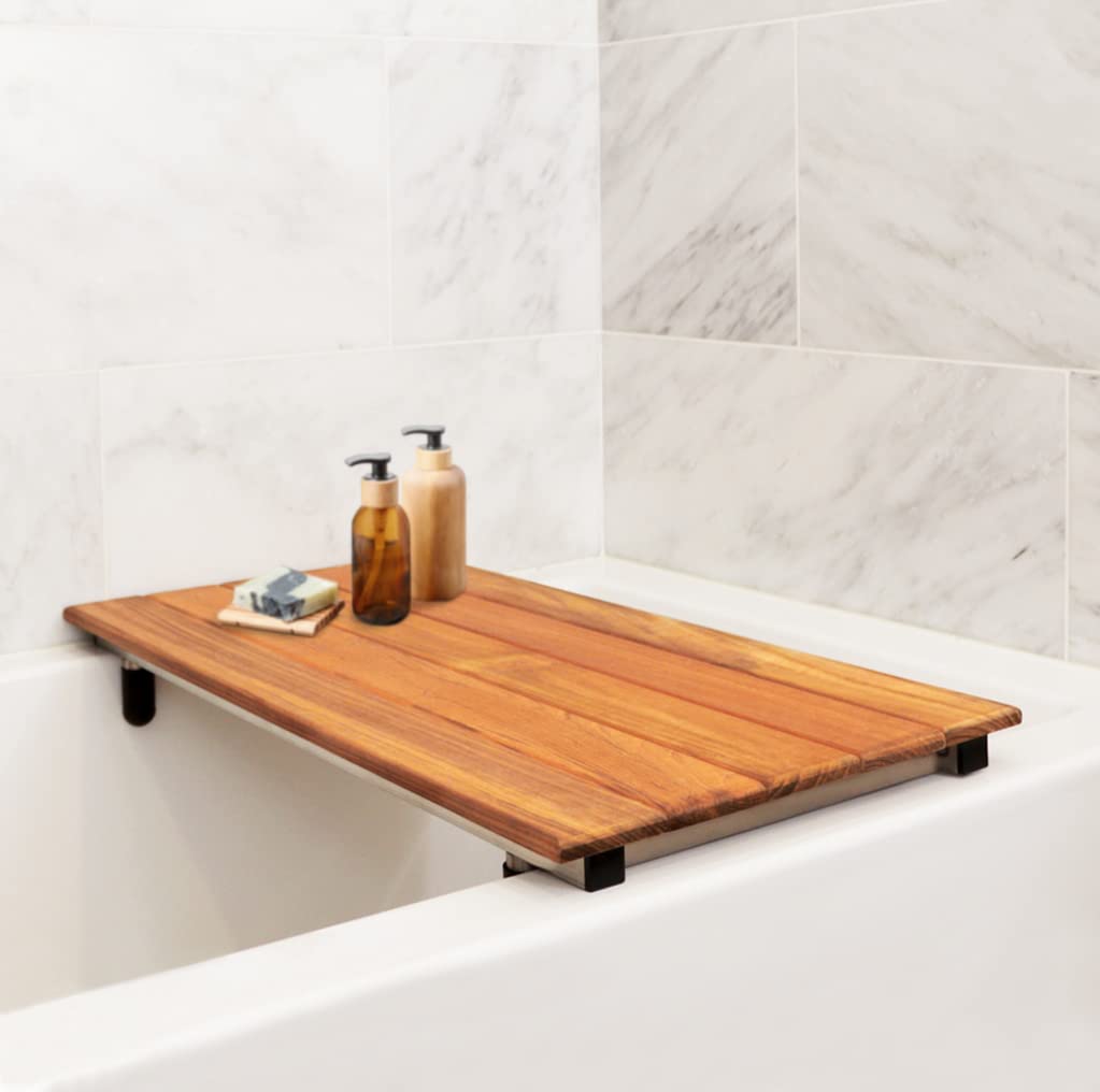Seachrome STSB-300150-TW Tub Shower Seat, Teak