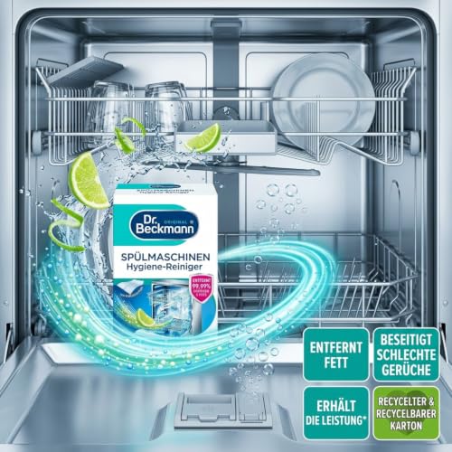 Dr. Beckmann Spülmaschinen Hygiene-Reiniger | 75 g + Tuch – Ansicht 4