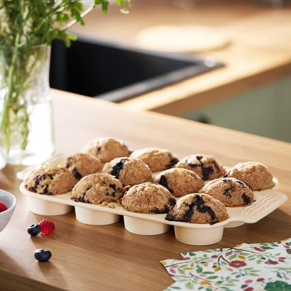 ProTuning BAKTIDER Stampo per muffin, beige chiaro, 35x23 cm