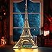 BrickBling LED Light Compatible with Lego Eiffel Tower 10307 Building Set Creative Lights Compatible with Lego 10307, Gift Idea Compatible with Lego Tower Fans-Remote Control Version (Without Model)