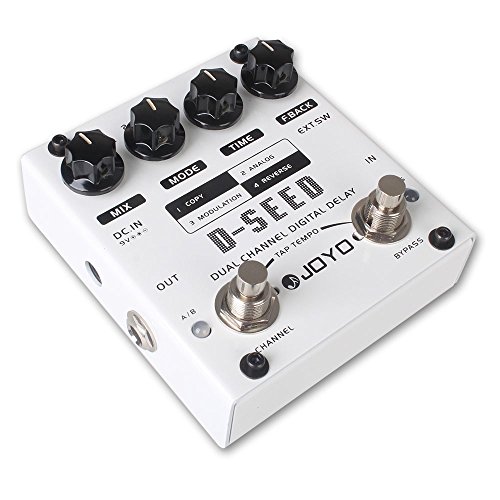 Joyo D-seed Pédale d’effet Delay pour guitare électrique - Les Beatles, Paul McCartney, John Lennon, RIngo Starr, George Harrison Joyo D-seed Pédale d'effet Delay pour guitare électrique – Image 5