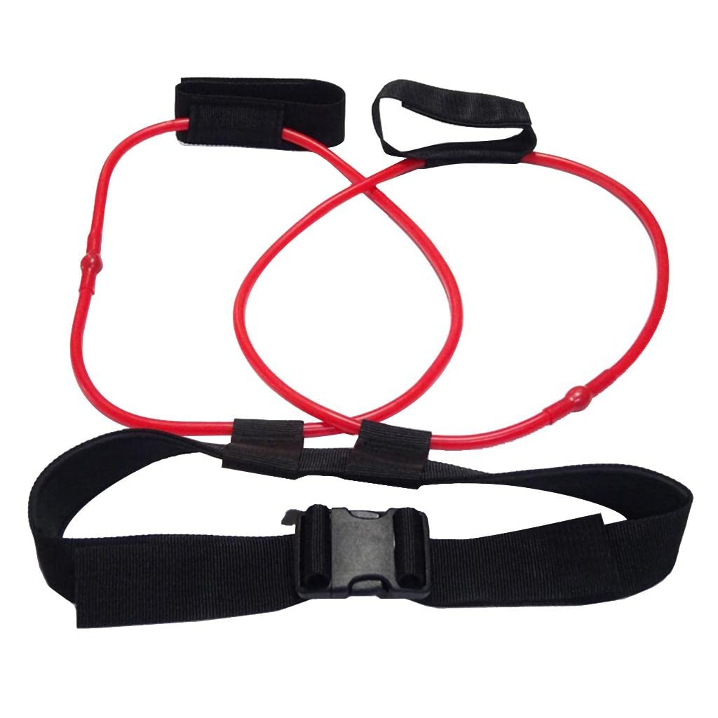 UJEAVETTE Booty Band Workout Fitness Butt Training Resistance Belt Tube Red 20lbs-image-16