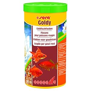 Sera Goldy, el alimento Principal para Peces pequeños a Base de Copos cuidadosamente Fabricados (también para cría de Especies exigentes) y Otros Peces de Agua fría exigentes