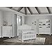 Evolur Cheyenne 5 in 1 Full Panel Convertible Crib, Antique Grey Mist, 58x31x52 Inch (Pack of 1)